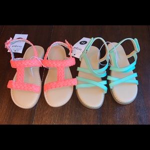 NWT!! Cat & Jack Toddler Summer Sandals sz 11